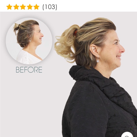 COPY - JuvaBun Clip-In Ponytail in Light Blonde - Picture 6 of 6